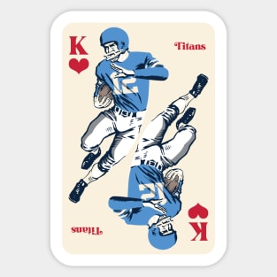 Tennessee Titans King of Hearts Sticker